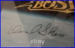 BOSTON Third Stage AUTOGRAPHED SIGNED VINYL ALBUM FRAMED