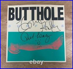 BUTTHOLE SURFERS signed vinyl album REMBRANDT PUSSYHORSE COA GIBBY PAUL