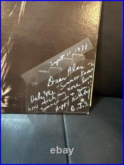 Barbra Streisand dedicated and signed BJS Autograph 1971 Record Vinyl Album Barbra Streisand dedicated and signed BJS Autograph 1971 Record Vinyl Album