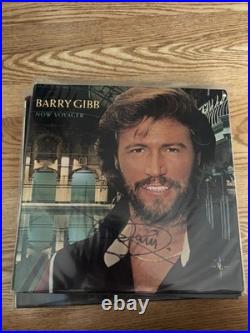 Barry Gibb Signed Album Vinyl Lp 33 Now Voyager Bee Gees Autograph Singer