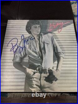 Barry Manilow Signed Barry Vinyl Album Autographed uncover