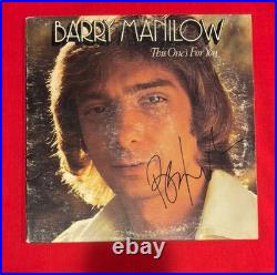 Barry Manilow THIS ONE'S FOR YOU Vinyl Album Signed Autographed JSA