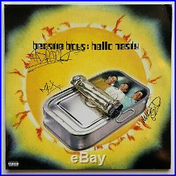 Beastie Boys Autographed hello nasty Vinyl Record Album signed all 3 Beckett BAS