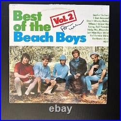 Best of the Beach Boys Album Vol. 2 LP Vinyl Signed by Brian Wilson