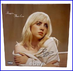 Billie Eilish Signed Autograph Happier Than Ever Vinyl Record Album LP ACOA COA