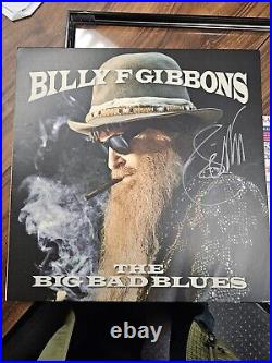 Billy Gibbons Signed Big Bad Blues Vinyl Record Album JSA COA ZZ Top Autograph