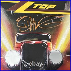 Billy Gibbons Signed ZZ Top Eliminator Vinyl Record Album LEGEND