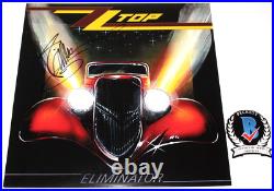Billy Gibbons Signed Zz Top'eliminator' Vinyl Record Album Lp Beckett Bas Coa