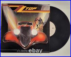 Billy Gibbons signed ZZ Top Eliminator Vinyl Album Cover autograph Beckett BAS