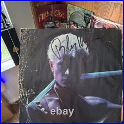 Billy Idol Rebel Yell Signed Vinyl Record Album Autographed Cover