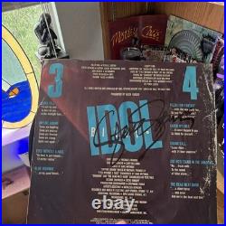 Billy Idol Rebel Yell Signed Vinyl Record Album Autographed Cover