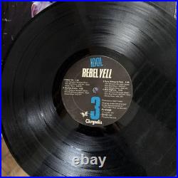 Billy Idol Rebel Yell Signed Vinyl Record Album Autographed Cover