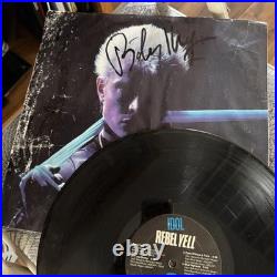 Billy Idol Rebel Yell Signed Vinyl Record Album Autographed Cover