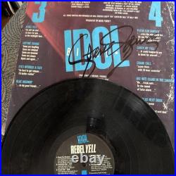Billy Idol Rebel Yell Signed Vinyl Record Album Autographed Cover