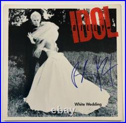Billy Idol Signed White Wedding Album Vinyl LP JSA COA #AP09788 Auto