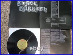 Black Sabbath Self Titled Vinyl Signed By Bill Ward Album LP Gatefold JSA COA