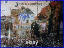 Black Sabbath Self Titled Vinyl Signed By Geezer Butler Album LP Beckett BAS