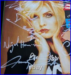 Blondie Band Signed by all (6) Call Me 45 Vinyl Record Cover Debbie Harry