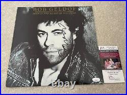 Bob Geldof signed vinyl album JSA COA autographed Deep in the Heart of Nowhere