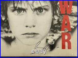 Bono Signed U2 War Framed Album Vinyl Authentic Autograph Proof Pic Beckett Loa