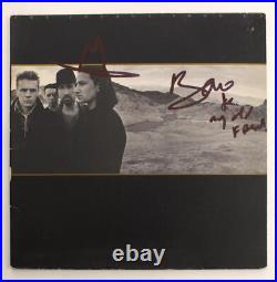 Bono U2 Signed Autograph Album Vinyl Record Orginal Art Sketch Joshua Tree Jsa