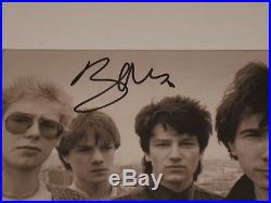 Bono signed U2 18 Singles Record LP Album Vinyl JSA Letter Auto Autograph