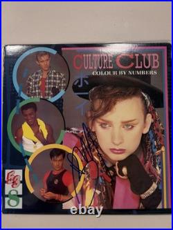 Boy George Culture Club Colour by Numbers Signed Vinyl Album JSA COA