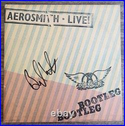 Brad Whitford Signed Aerosmith Aerosmith Live Vinyl Record Album RAD