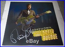 Brian Setzer Signed Songs From Lonely Avenue Lp Vinyl Album Record Orchestra