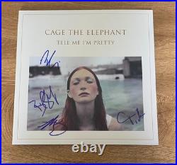 CAGE THE ELEPHANT signed vinyl album TELL ME I'M PRETTY MATT SHULTZ