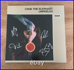 CAGE THE ELEPHANT signed vinyl album UNPEELED MATT SHULTZ