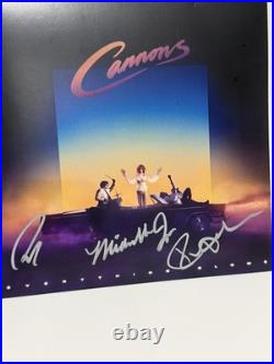 CANNONS signed vinyl album EVERYTHING GLOWS MICHELLE JOY, PAUL & RYAN