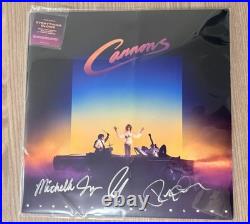 CANNONS signed vinyl album EVERYTHING GLOWS MICHELLE JOY, PAUL & RYAN
