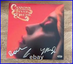 CANNONS signed vinyl album FEVER DREAM MICHELLE JOY, PAUL & RYAN 1