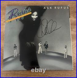 CHAKA KHAN signed vinyl album ASK RUFUS COA