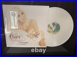 CHER RARE Signed Vinyl Album Closer To The Truth Authenticated In Frame