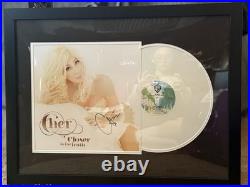 CHER RARE Signed Vinyl Album Closer To The Truth Authenticated In Frame