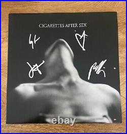 CIGARETTES AFTER SEX signed vinyl album I. GREG, RANDY & JACOB