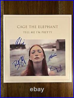 Cage The Elephant' Band Signed Vinyl Album'Tell Me I'm Pretty' Matt Shultz +3