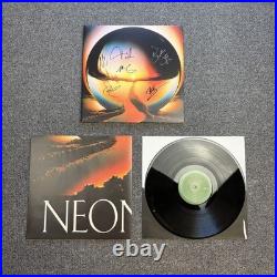 Cage the Elephant FULL BAND Signed Autographed NEON PILL Vinyl Record Album