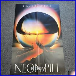 Cage the Elephant FULL BAND Signed Autographed NEON PILL Vinyl Record Album