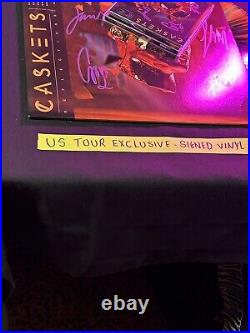 Caskets Band Autographed Signed Rare Tour Variant 12 Vinyl Album