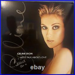 Celine Dion signed Let's Talk About Love 12 lp album COLOR VINYL