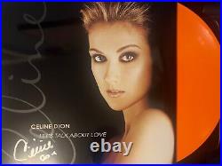 Celine Dion signed Let's Talk About Love 12 lp album COLOR VINYL