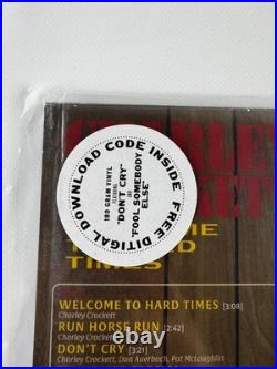 Charley Crockett Signed Welcome To Hard Times Vinyl Record Album Gold Auto