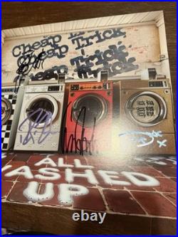 Cheap Trick All Washed Up Lp, Album Fully Signed Graphite Marble Vinyl