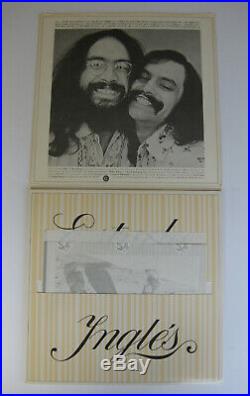 Cheech & Chong signed autographed Big Bambu Vinyl Record, Album, with Paper, Proof