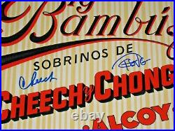 Cheech and Chong signed Big Bambu Album Record Vinyl LP JSA Witness #WPP577620