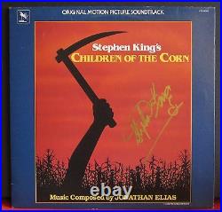 Children of the Corn (1984) SIGNED by STEPHEN KING, Original Soundtrack Album LP