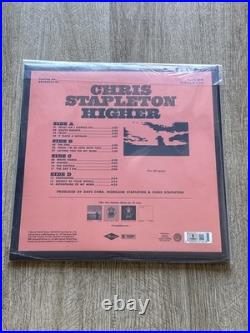 Chris Stapleton Signed Higher Colored Vinyl LP Record Album Beckett COA Rare